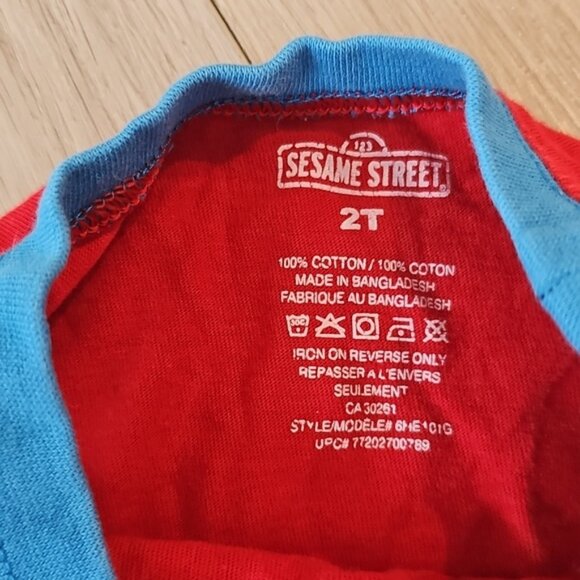 Sesame Street Elmo Basketball Sports Muscle Tank Top Shirt 2T - Picture 5 of 8